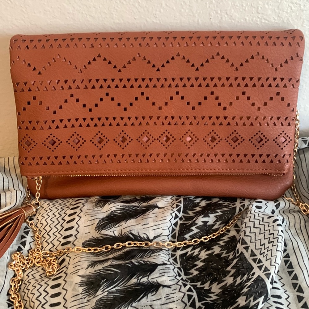 Torrid Boho Convertible Purse Cognac